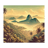 Vintage Brazil, Rio De Janeiro Tropics Poster (Print Only) thumbnail