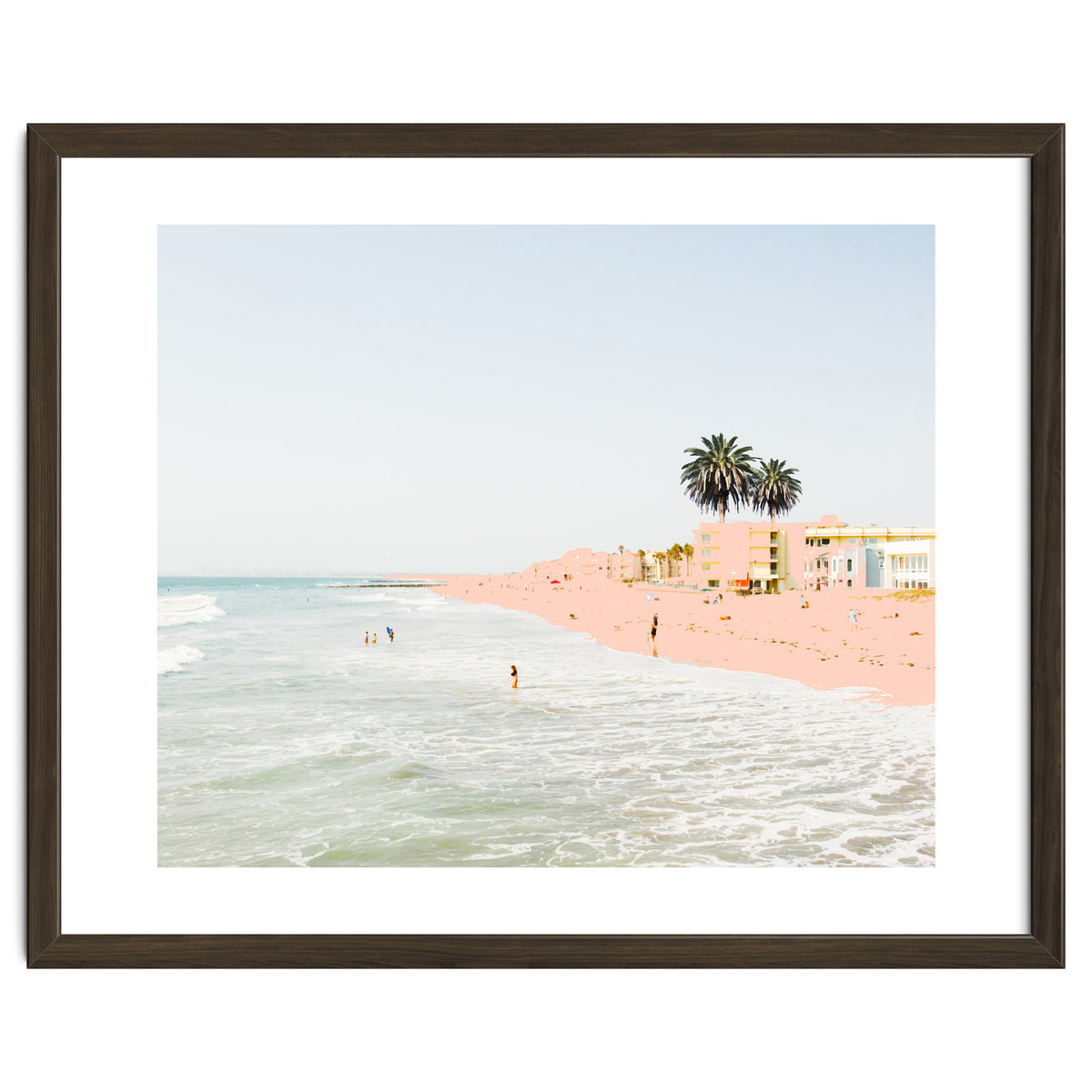 Pink Beach #society6 #decor #buyart
