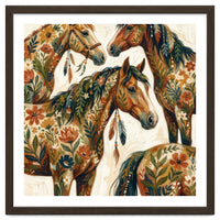 Rustic Horse Blossoms