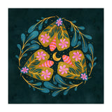 Floral Moths and Moon (Print Only) thumbnail