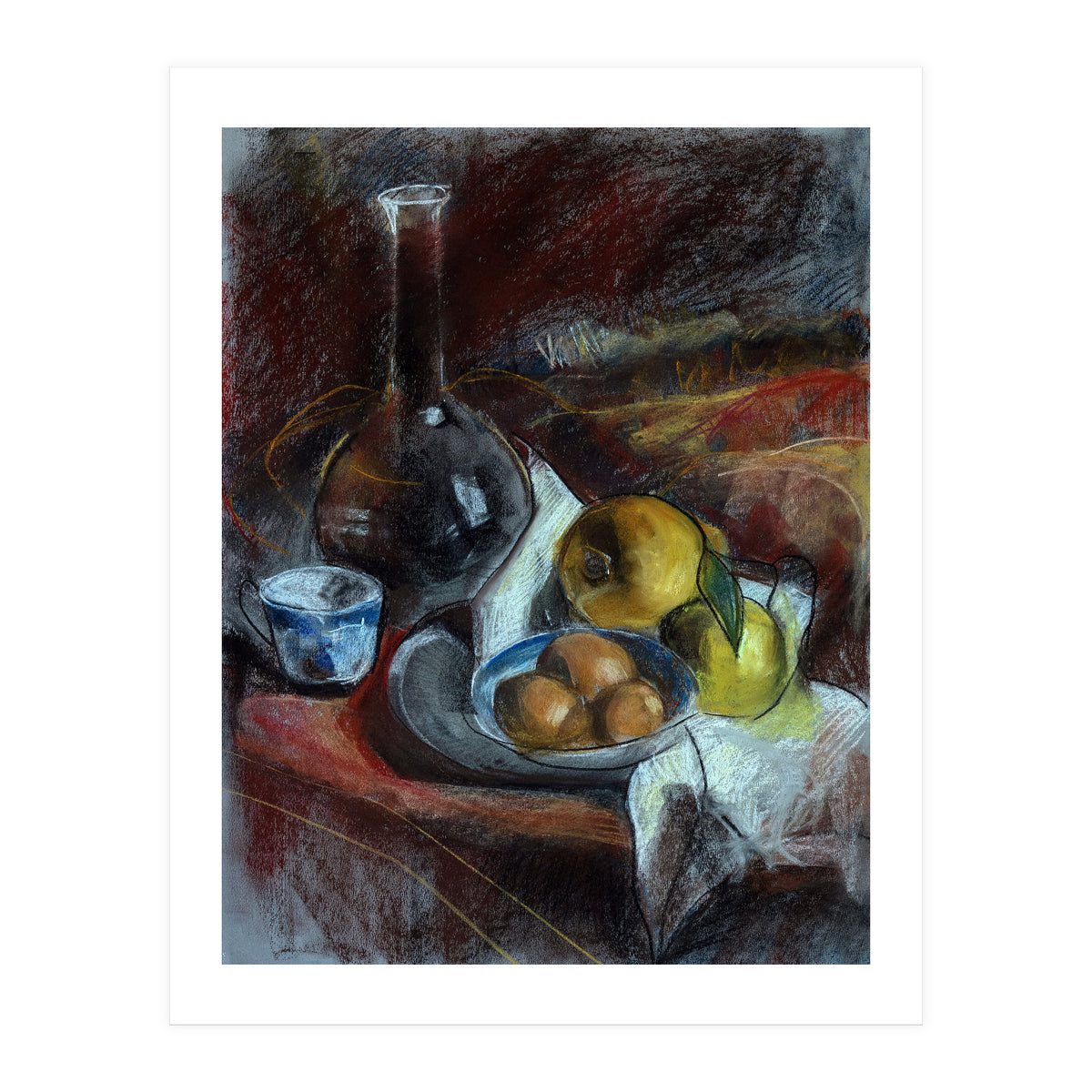 Eggs and Juicy fruits (Print Only)