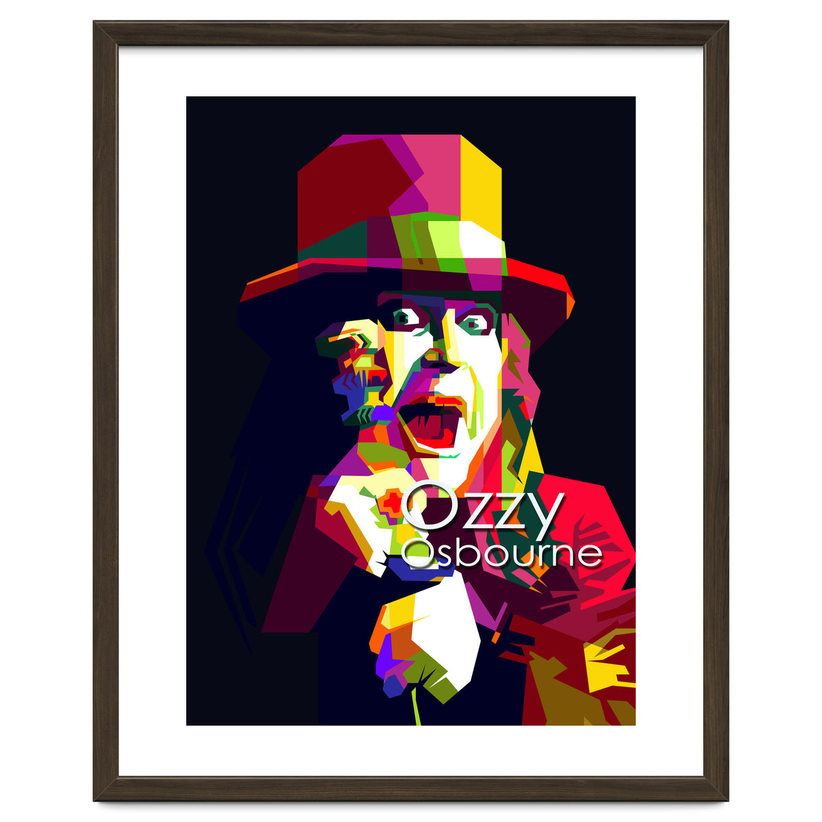 Ozzy Osbourne Metal Classic Rock Pop Art WPAP