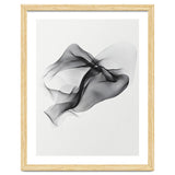 Abstract Black Flowing Fabric Wave thumbnail