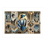 Jazz Age Sophistication In Art Deco (Print Only) thumbnail