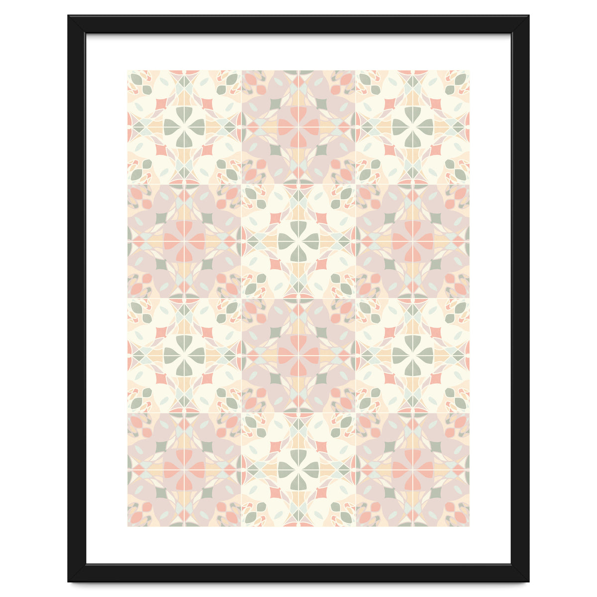 Stained Glass Pastels Tiles