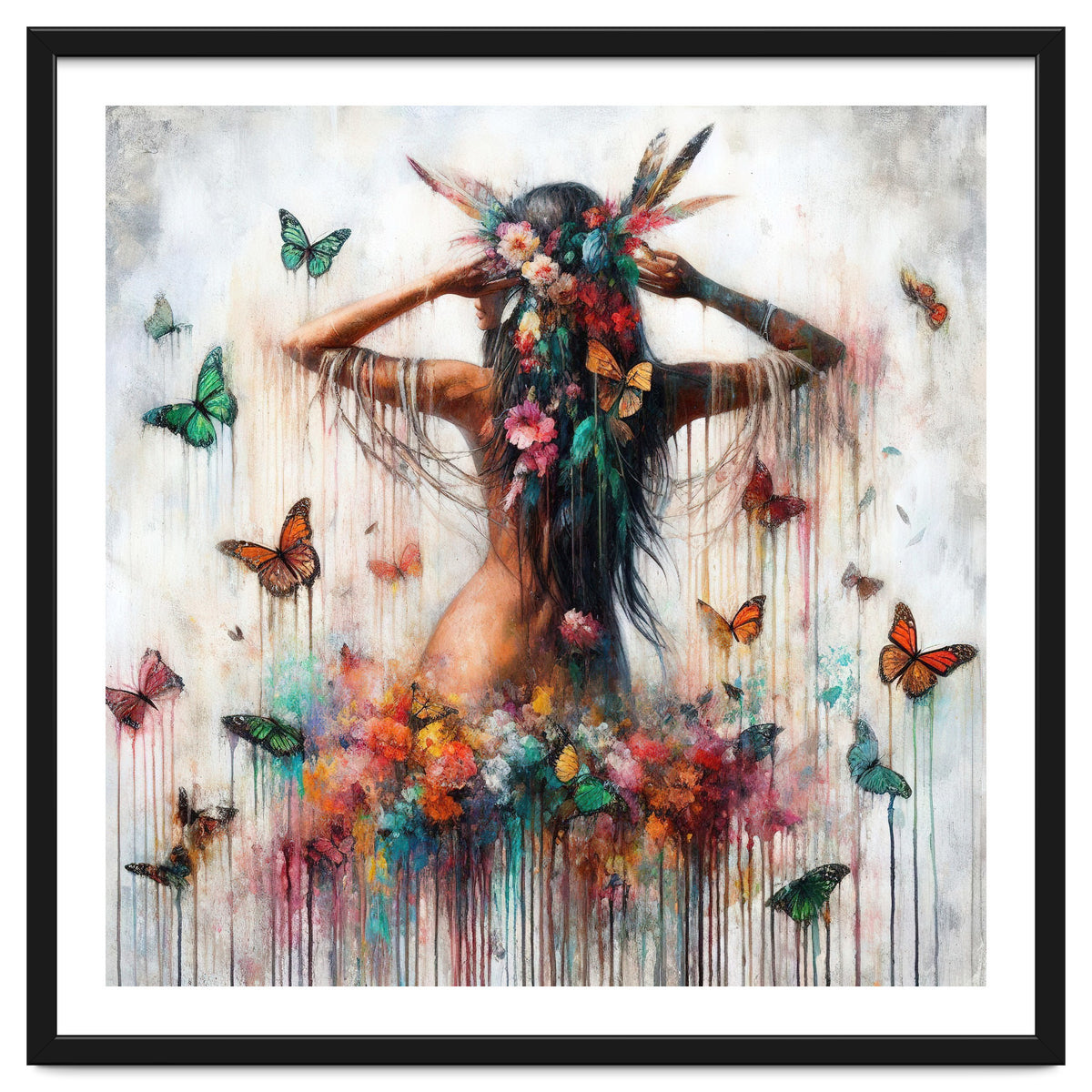 Floral Butterfly Reverie