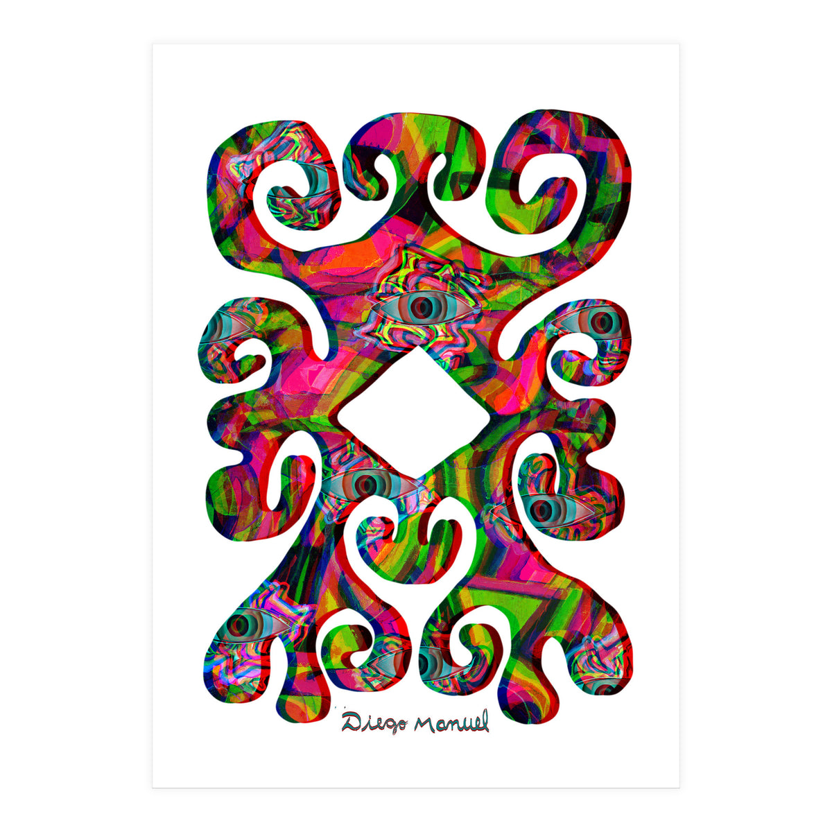 Pop Abstract Asimetrico 41 Copia (Print Only)