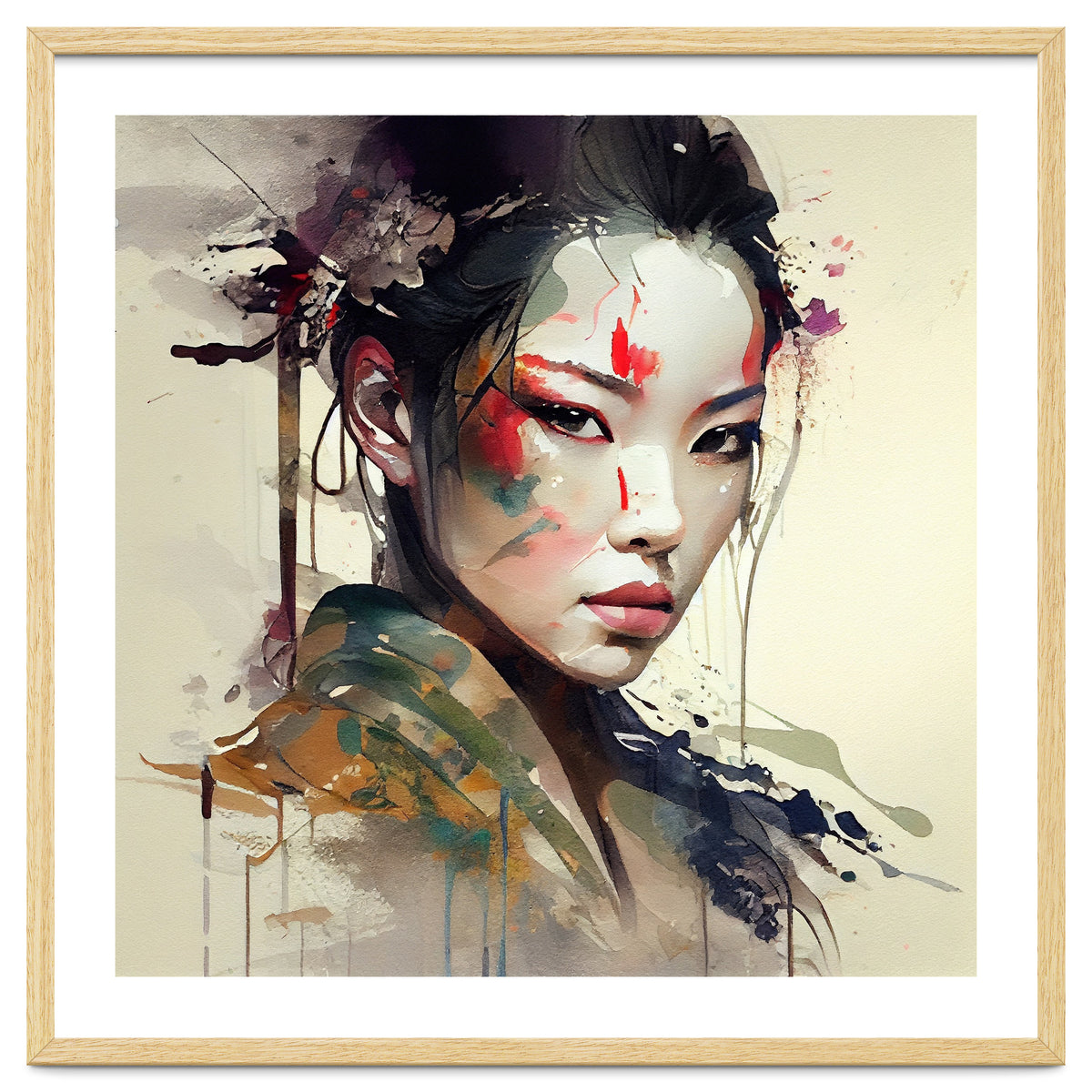 Powerful Warrior Geisha #1