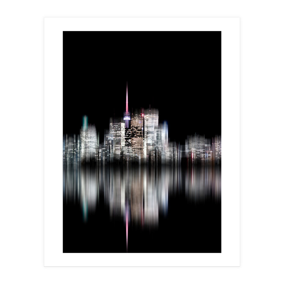 Toronto Skyline Blur Version No 2 (Print Only)
