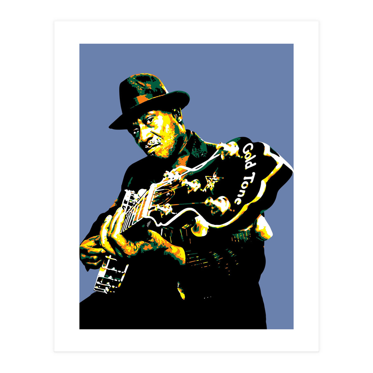 Taj Mahal American Blues Musician Legend (Print Only)