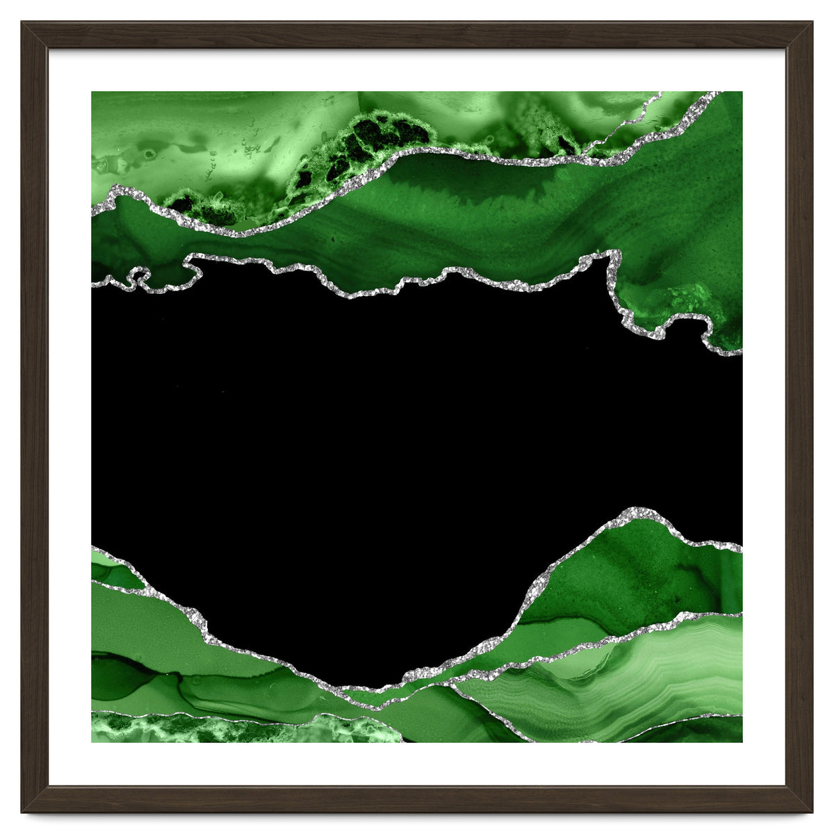 Green & Silver Agate Texture 04