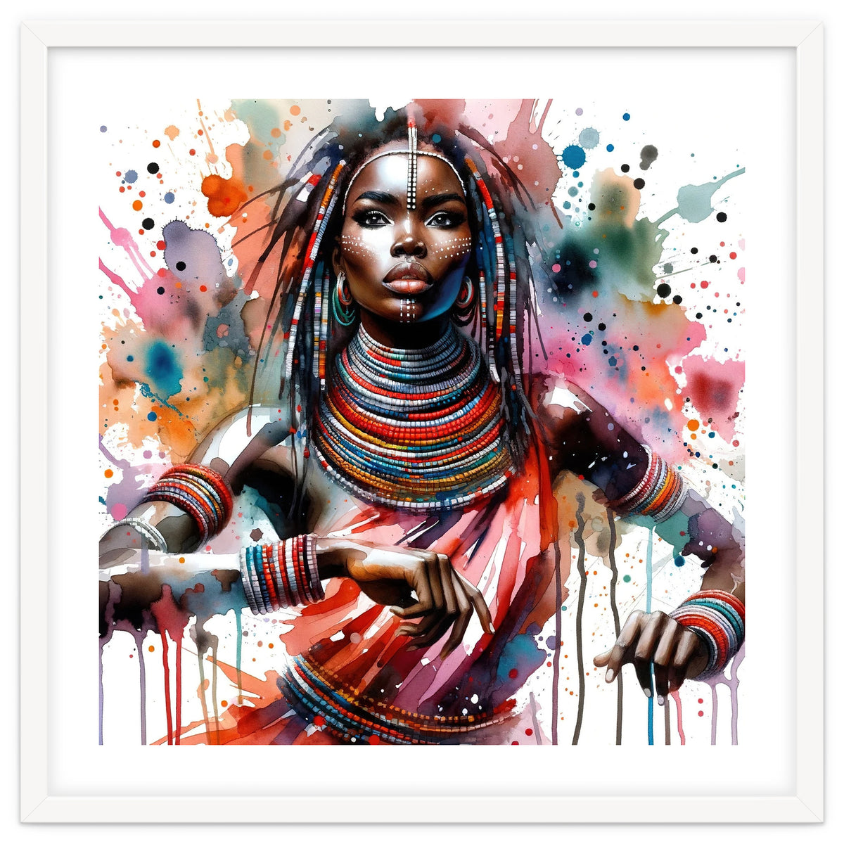 Beaded Majesty Dancer Portrait