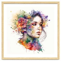 Ethereal Bloom Portrait