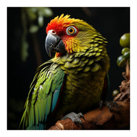 Vibrant Macaw Parrot  (Print Only)