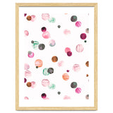Polka Dots Watercolor Minimal Pink thumbnail