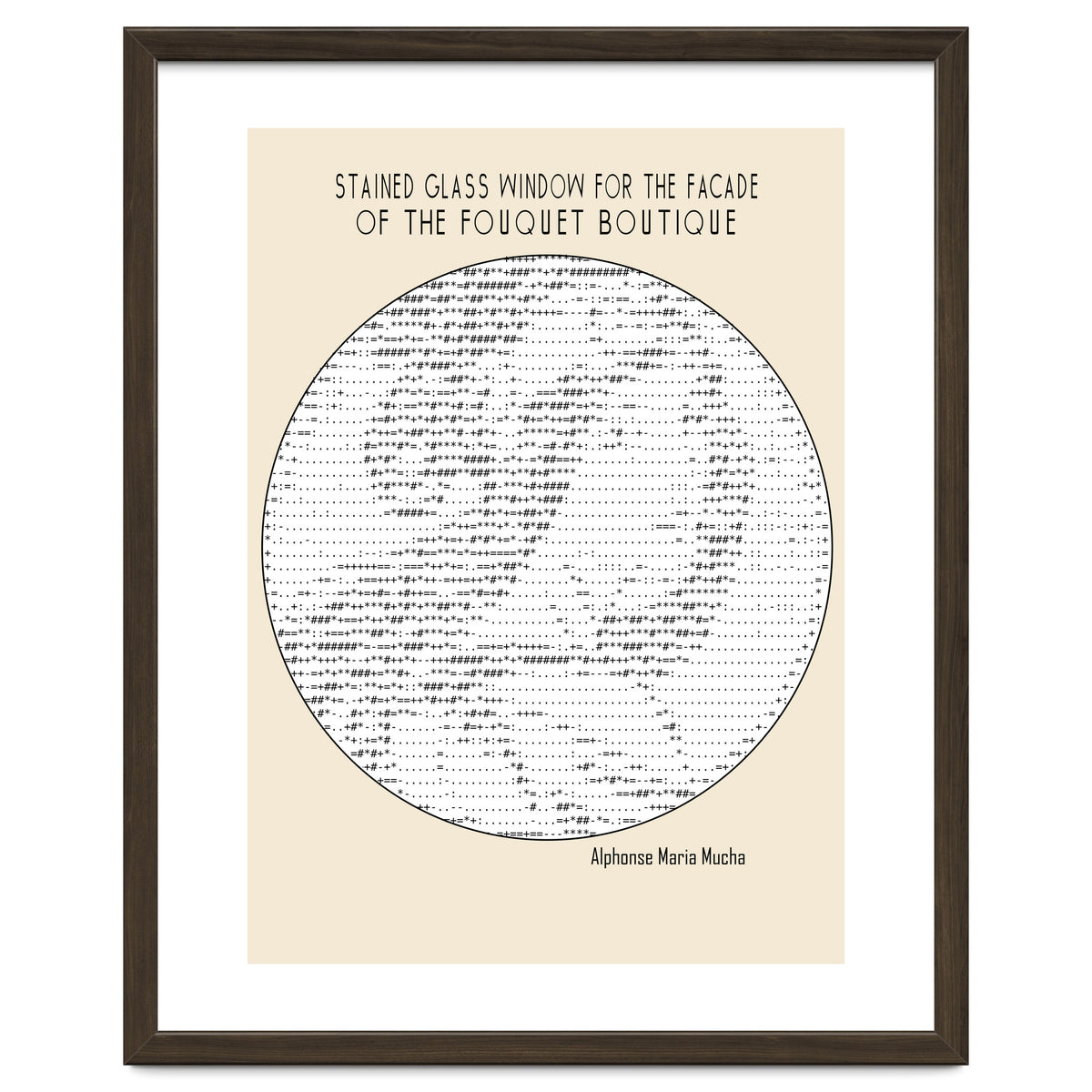 Stained Glass Window (ascii Art)