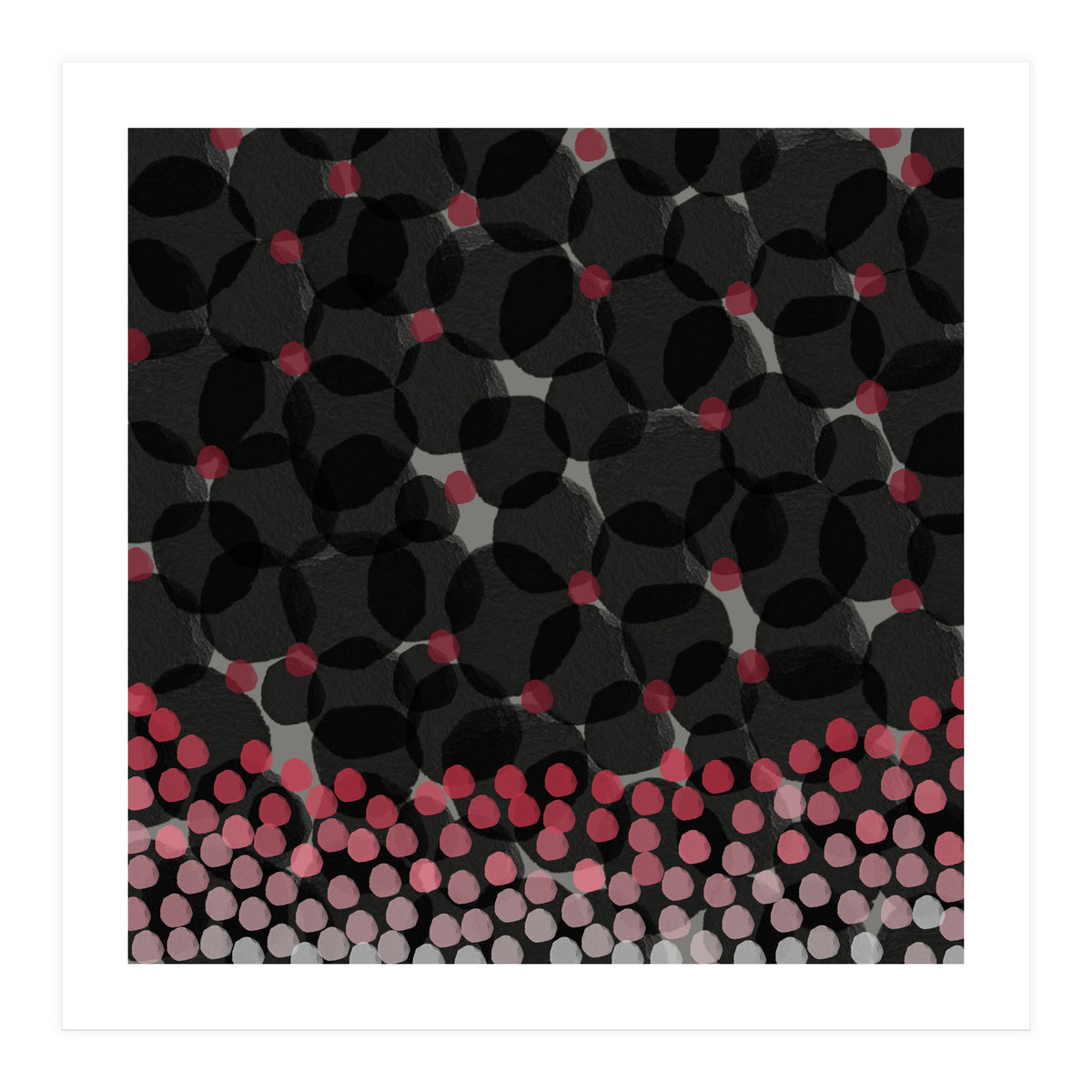 Dark Watercolor Florals (Print Only)