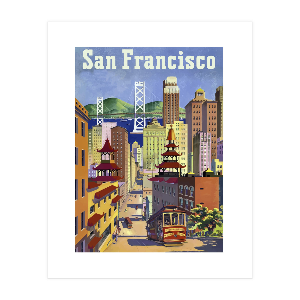 San Francisco Cityscape (Print Only)