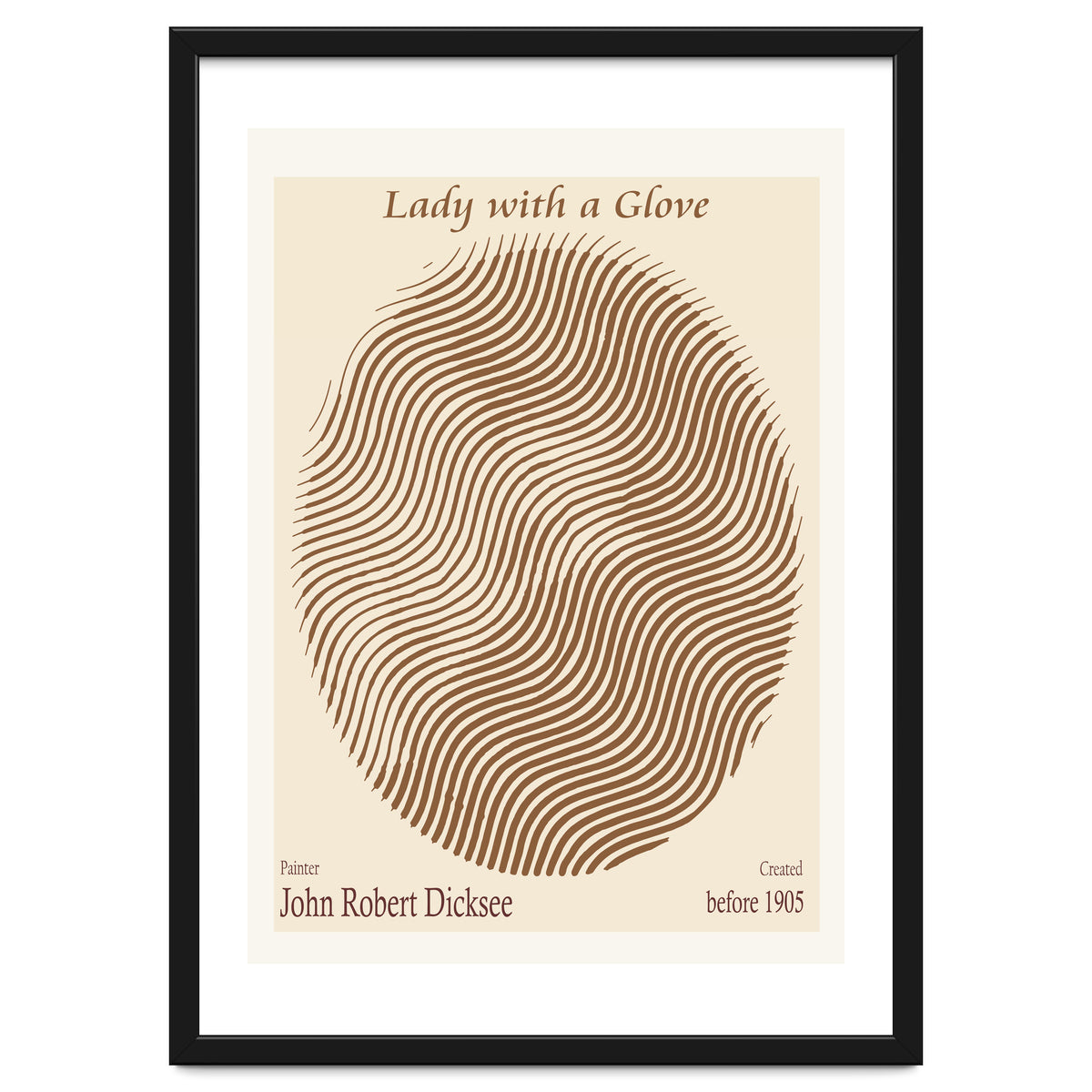 Lady With A Glove – John Robert Dicksee (before 1905)