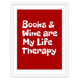 Books and Wine are my life therapy thumbnail