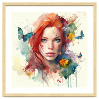 Red Hair Butterfly Light