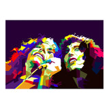 Robert Plant And Jimmy Page Pop Art WPAP (Print Only) thumbnail