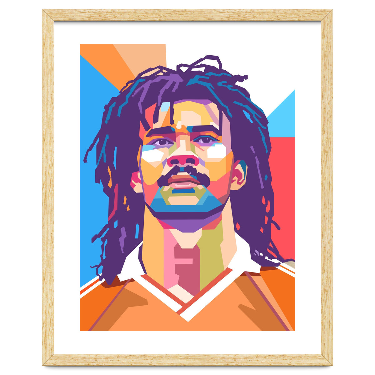 Ruud Gullit pop art portrait