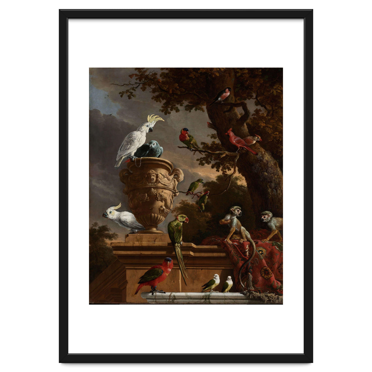 The Menagerie. The Managerie. Dating: c. 1690. Measurements: h 135 cm × w 116.5 cm.