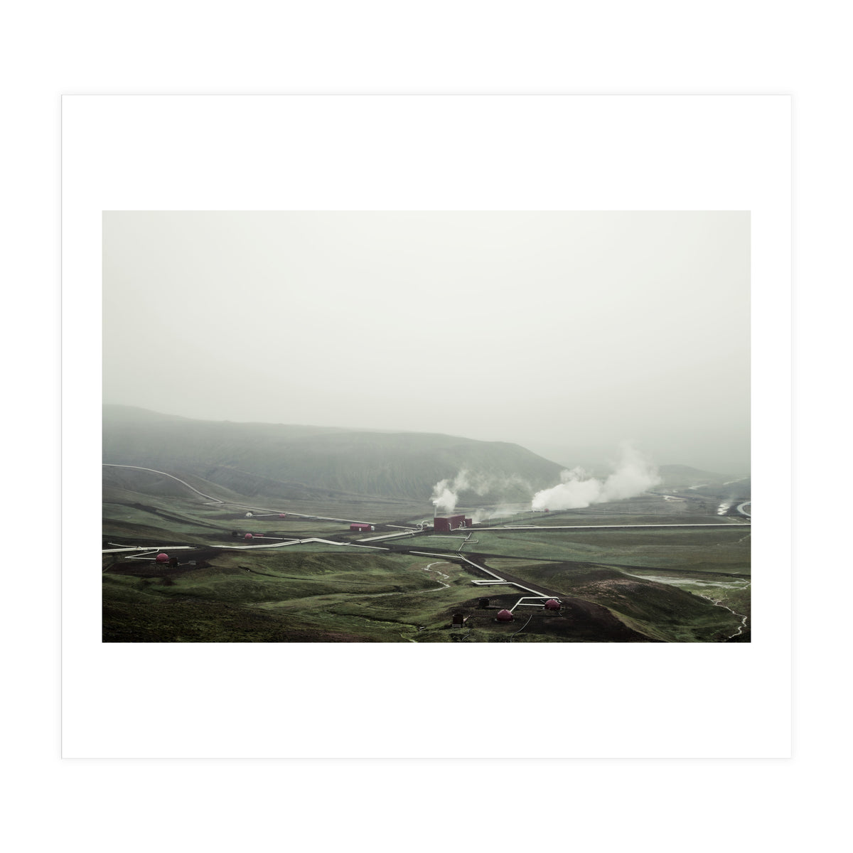 Geothermal Pipe Line - Iceland (Print Only)
