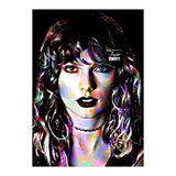 Taylor Swift Colorful Art 3 (Print Only) thumbnail