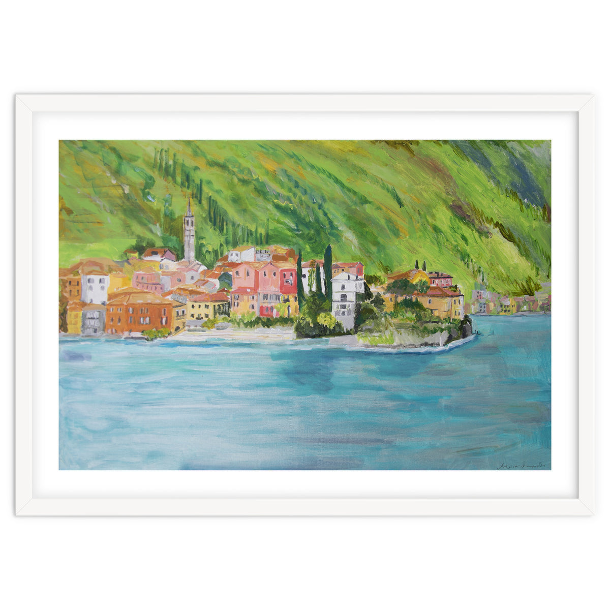 View Across The Lake To Varenna