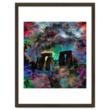 Stone Henge Vibrant Psychedelic Colors thumbnail