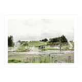 A natural hot spring bath - Iceland  (Print Only) thumbnail