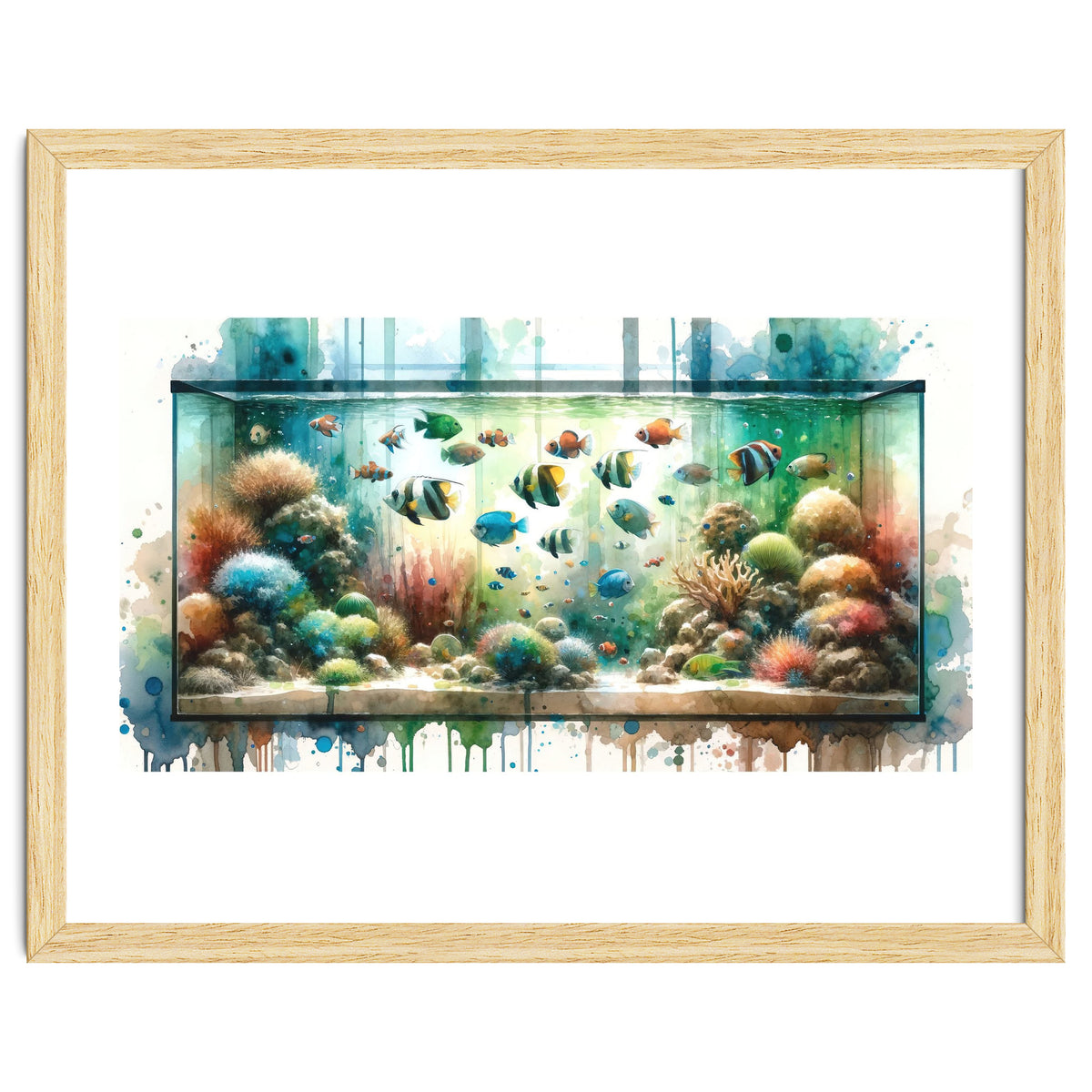 Colorful Aquarium Fish Tank