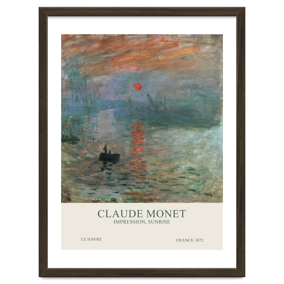 Claude Monet - Impression, Sunrise