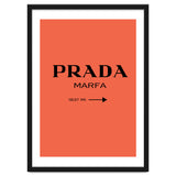 Prada Marfa, Fashion Sign Poster, Chic Decor, thumbnail