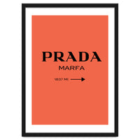 Prada Marfa, Fashion Sign Poster, Chic Decor,