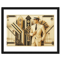 Gatsby Gentleman Art Deco Scene