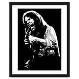 Neil Young Musician Legend in Grayscale 2 thumbnail