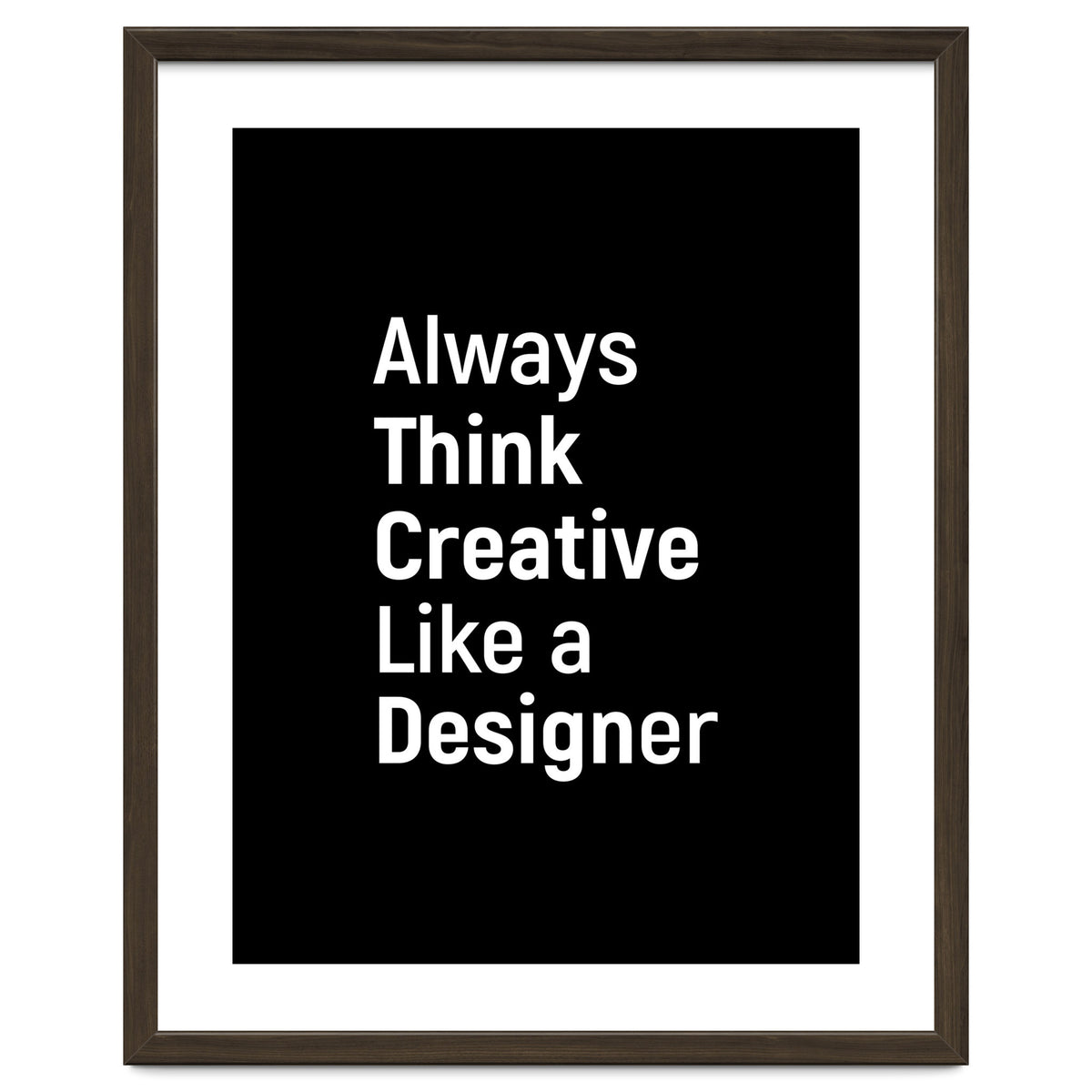 Always Think Creative Like A Designer