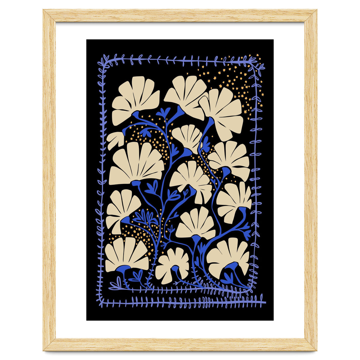 Klimts blooming  black