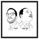 Martin Luther King Jr and Malcolm X thumbnail