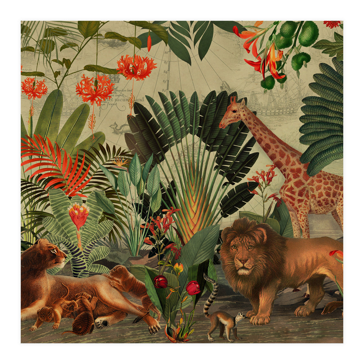 African Jungle Adventure (Print Only)