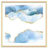 Blue & Gold Glitter Agate Texture 06 thumbnail