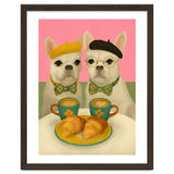 French Bulldogs At Breakfast Café thumbnail