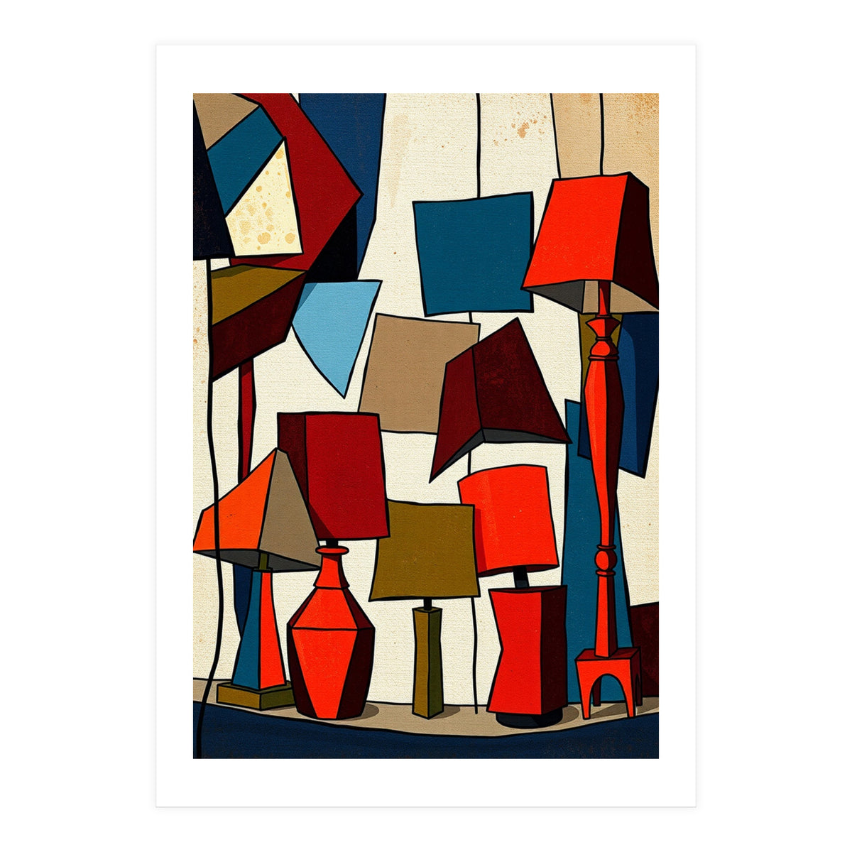 Abstract The Lamp (Print Only)