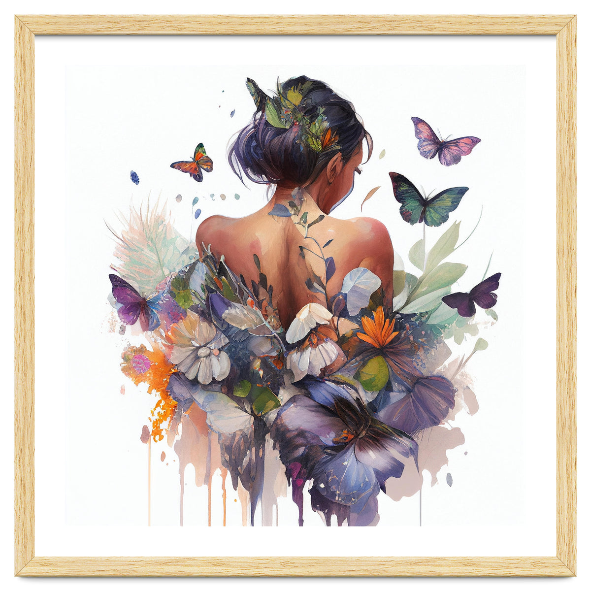 Butterfly Botanical Back