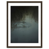 Moody Rain Puddle Ripples Oil Painting thumbnail
