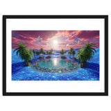 Oasis of Dreams: Surreal Tropical Landscape thumbnail