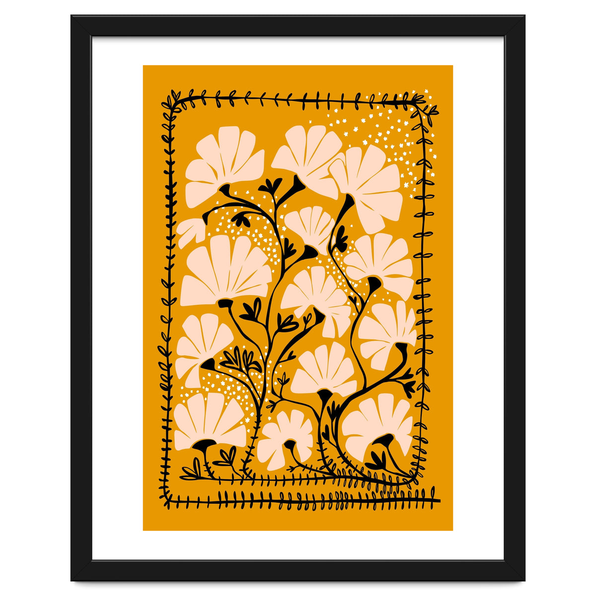 Ever blooming good vibes mustard yellow